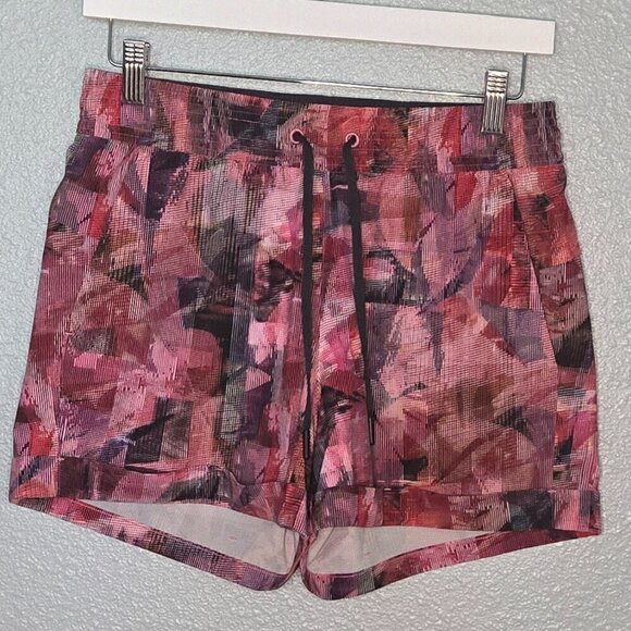 Lululemon Spring Break Away Short *4-way Stretch 3" - 6 Sun Dazed Multi Pink - Picture 3 of 6